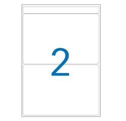 Etiquette adresse multi-usages 80 x 140 mm Agipa blanche - Pochette de 32