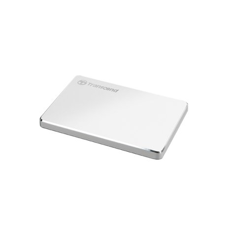 Transcend StoreJet 25C3S disque dur externe 2 To 2.5" USB Type-C 3.2 Gen 1 (3.1 Gen 1) Argent