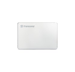 Transcend StoreJet 25C3S disco rigido esterno 1 TB 2.5" USB tipo-C 3.2 Gen 1 (3.1 Gen 1) Argento