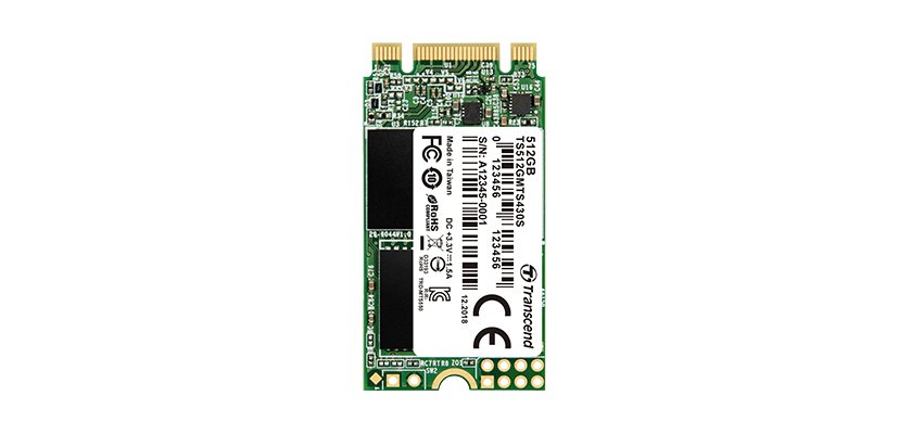 Transcend 430S 512 Go M.2 Série ATA III 3D NAND