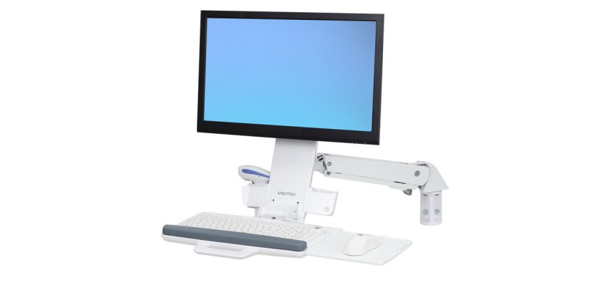 Ergotron StyleView 61 cm (24") Mur Blanc