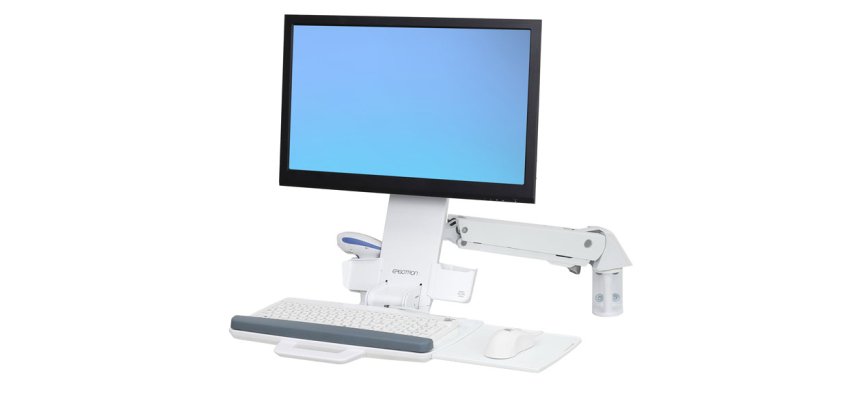 Ergotron StyleView 61 cm (24") Mur Blanc