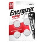 Pile energizer miniature lithium cr2025 blister 4      unites