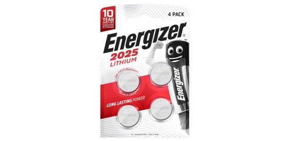 Pile energizer miniature lithium cr2025 blister 4      unites