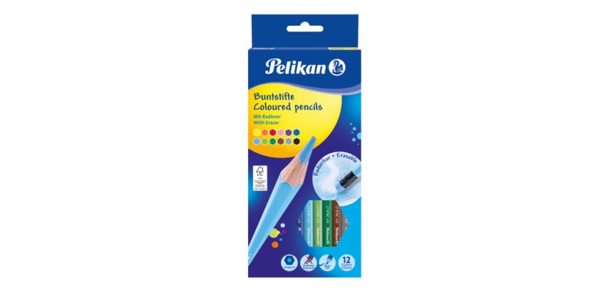 Pelikan 700689 pastello colorato Multicolore 12 pz