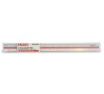 Scalimetro Isoteck - 30cm - per arredamento - scale 1:20-25-50-75-100-125 - Arda