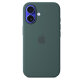 Apple Coque en silicone avec MagSafe pour iPhone 16 - Vert lacustre