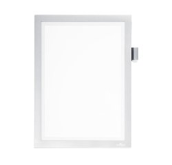 Cadre affichage durable duraframe note magnetique a4 peut contenir 5 affiches porte-stylo inclus argent