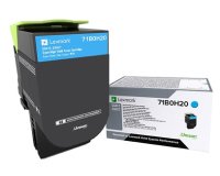 Lexmark 71B0H20 Cartouche de toner 1 pièce(s) Original Cyan