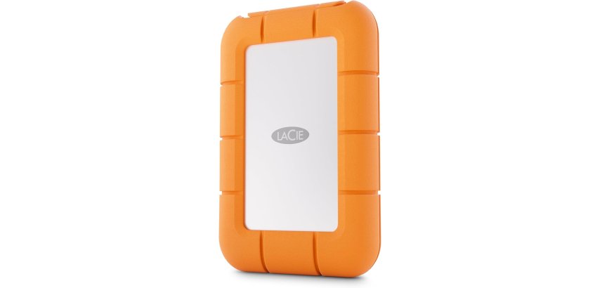 LaCie STMF1000400 lecteur à circuits intégrés externe 1 To USB Type-C USB 3.2 Gen 2x2 Gris, Orange