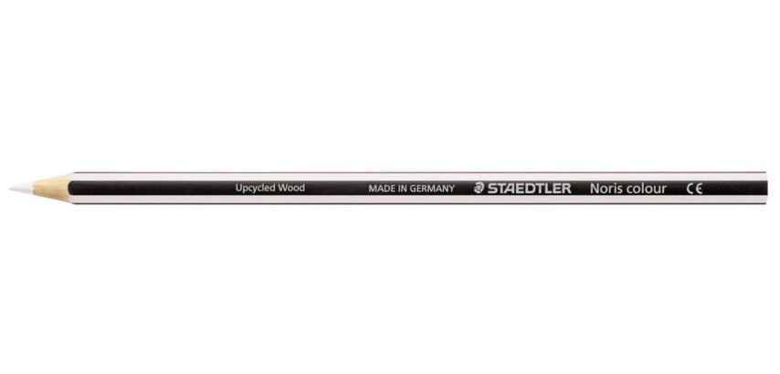 Crayons staedtler noris colour 185 coloris blanc      pochette de 12