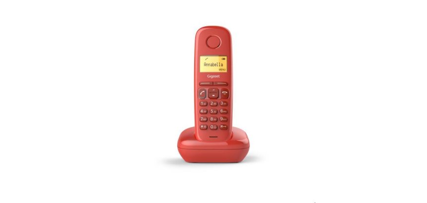 Gigaset A170 Teléfono DECT Rojo
