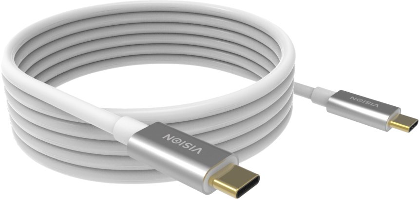 Vision TC 4MUSBC câble USB USB 3.2 Gen 2 (3.1 Gen 2) 4 m USB C Blanc