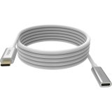Vision TC 2MUSBCEXT câble USB USB 3.2 Gen 2 (3.1 Gen 2) 2 m USB C Blanc