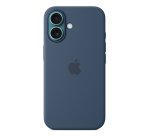 Apple Coque en silicone avec MagSafe pour iPhone 16 - Denim
