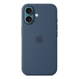 Apple Funda de silicona con MagSafe para el iPhone 16 - Azul denim