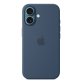 Apple Coque en silicone avec MagSafe pour iPhone 16 - Denim
