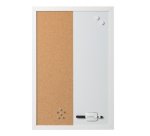 Bi-Office MX03106668 whiteboard 600 x 400 mm Lacquered steel/Cork Magnetic
