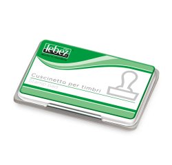 Cuscinetto per timbri - 12,5 x 8,5 cm - blu - Lebez