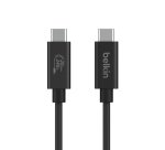 Belkin INZ004BT2MBK câble USB USB4 Gen 2x2 2 m USB C Noir