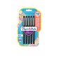 Feutre ecriture paper mate flair original pointe moyenne 0,7mm encres noir blister 5   couleurs