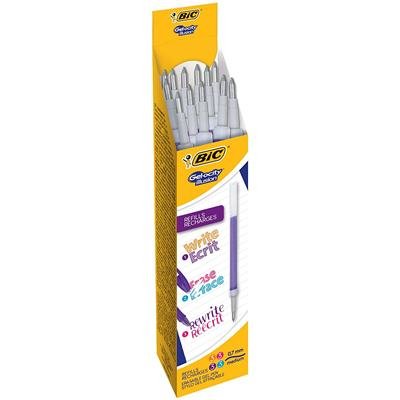 Gel-ocity Illusion Recharges Stylo Gel Effaçable Pointe Moyenne (0,7 mm) - Violet