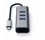 Satechi ST-TC2N1USB31AM station d'accueil USB 3.2 Gen 1 (3.1 Gen 1) Type-C Gris