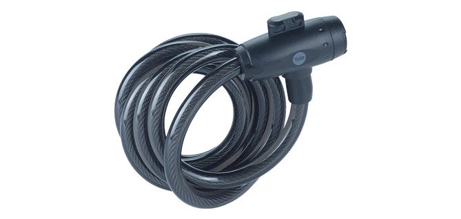 Yale YCK0/12/200/2 antifurto per bicicletta Nero 2000 mm