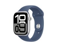Apple Watch Series 10 OLED 46 mm Digital 416 x 496 Pixeles Pantalla táctil 4G Plata Wifi GPS (satélite)