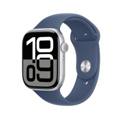 Apple Watch Series 10 OLED 46 mm Digital 416 x 496 Pixeles Pantalla táctil 4G Plata Wifi GPS (satélite)