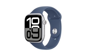 Apple Watch Series 10 OLED 46 mm Digital 416 x 496 Pixeles Pantalla táctil 4G Plata Wifi GPS (satélite)