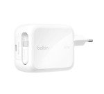 Belkin UltraCharge Smartphone, Tablette, Ordinateur portable, Casques, Smartwatch Blanc Secteur Charge rapide Intérieure
