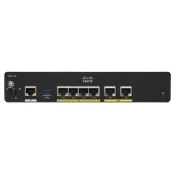 Cisco C927-4P Routeur connecté Gigabit Ethernet Noir