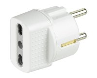 bticino S3625D power plug adapter Type C (Europlug) White
