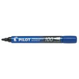 Marqueur permanent MARKER 100 pointe conique fine encre bleu