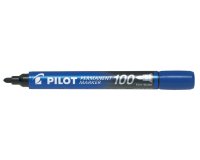 Marqueur permanent MARKER 100 pointe conique fine encre bleu