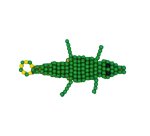 Pack perles sodertex en bois colorea - 10 mm - 1000 pcs -  530g - 6 coloris