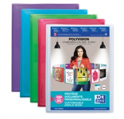 Protège-documents personnalisable Transparence Perso 100 pochettes - 200 vues