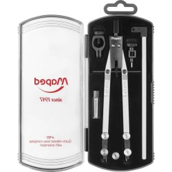 Maped 178102 bow compass Black, Metallic 5 pc(s)