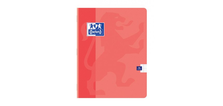 Cahier piqûre Color Life Oxford 17 x 22 cm grands carreaux 96 pages