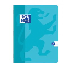 Schrift Oxford Color Life 17 x 22 cm kleine ruiten 5 mm met kantlijn 96 pagina's geniet kartonnen omslag assortiment