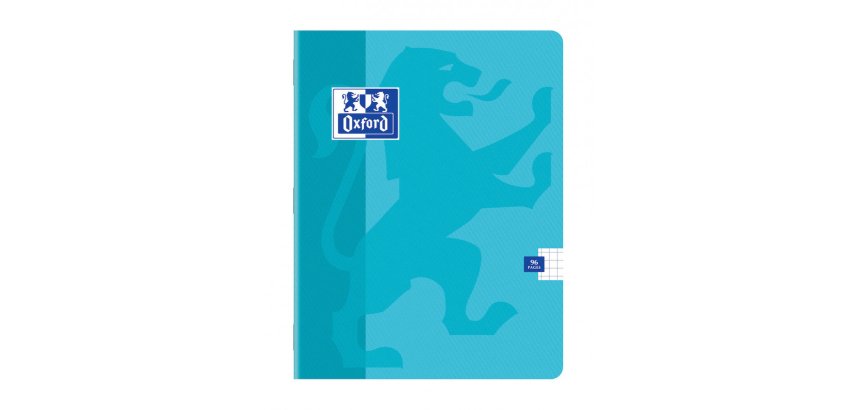 Cahier agrafé Oxford Color Life 17 x 22 cm 5 x 5 mm margés 96 pages