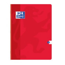 Cahier Oxford color life 24x32cm grands carreaux seyès 140 pages agrafées couverture carte coloris assortis