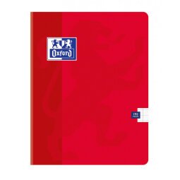 Carnet Oxford color life 17x22cm grands carreaux seyès 192 pages brochées couverture carte coloris assortis