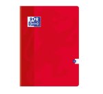 Cahier Oxford Color Life 24x32cm grands carreaux Seyès 192 pages brochées couverture carte coloris assortis