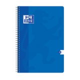Cahier Oxford color life a4 grands carreaux seyès 180 pages reliure spirale couverture carte coloris assortis