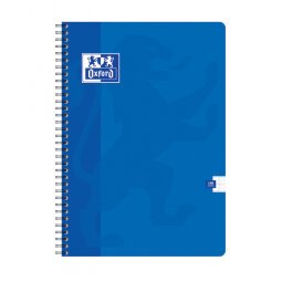 Cahier Oxford color life a4 grands carreaux seyès 180 pages reliure spirale couverture carte coloris assortis