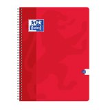 Cahier Oxford color life 24x32cm grands carreaux seyès 100 pages reliure spirale couverture carte coloris assortis