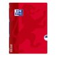 Cahier Oxford openflex 24x32cm grands carreaux seyès 140 pages agrafées couverture polypro coloris assortis
