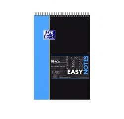 Bloc de bureau spirale Oxford Etudiants Easynotes 21 x 32,4 cm 5 x 5 mm 160 pages coloris assortis